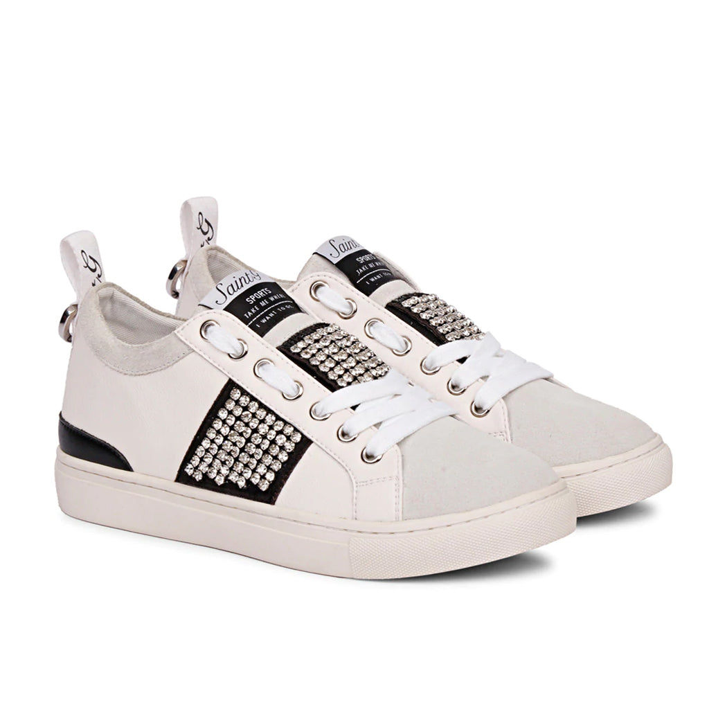 Whitesta Janet Off White Leather Sneakers