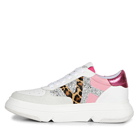 Whitesta Antea Pink Stud Accent Shoes for a Trendy Look