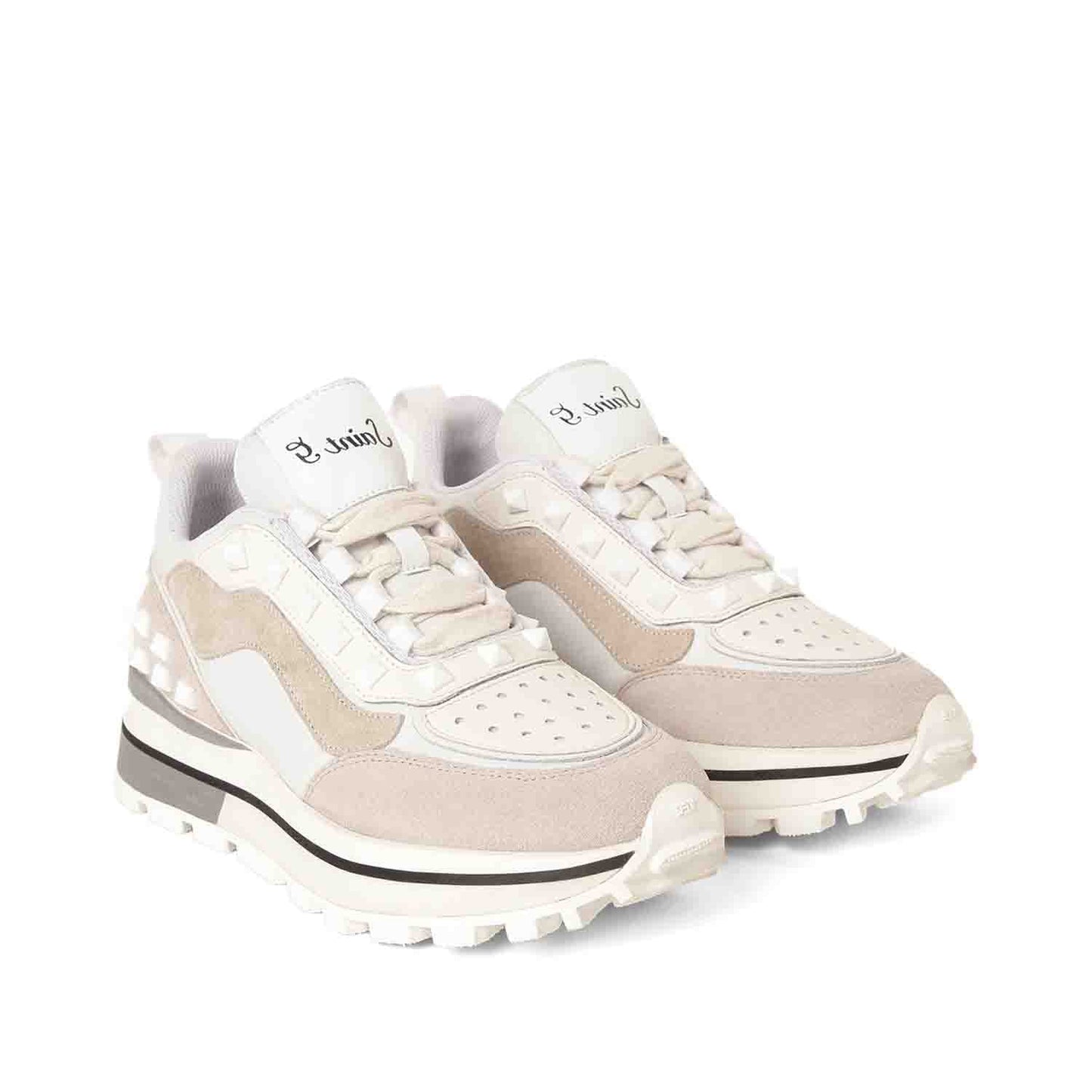 Whitesta Fallon White Leather Sneakers