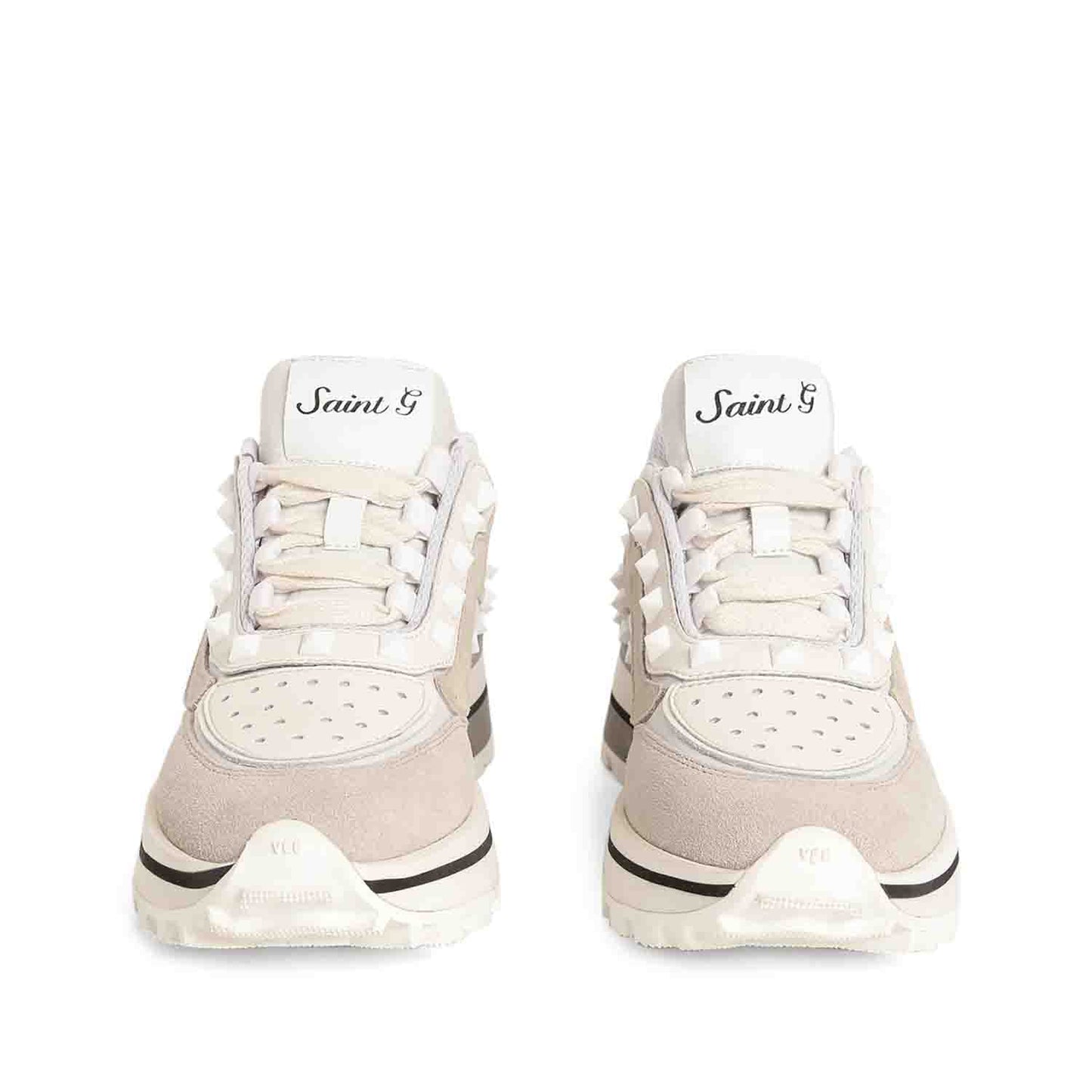 Whitesta Fallon White Leather Sneakers