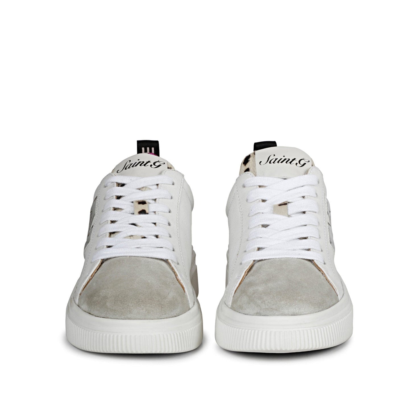 Whitesta Womens White Leather Sneaker